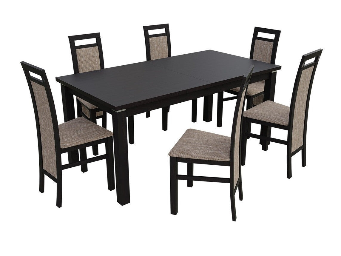 Szék K75 (JK75), Fa színe: Wenge, Kárpit: Lawa 02