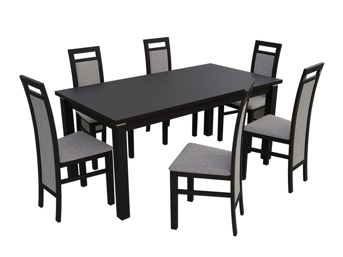 Szék K75 (JK75), Fa színe: Wenge, Kárpit: Lawa 05