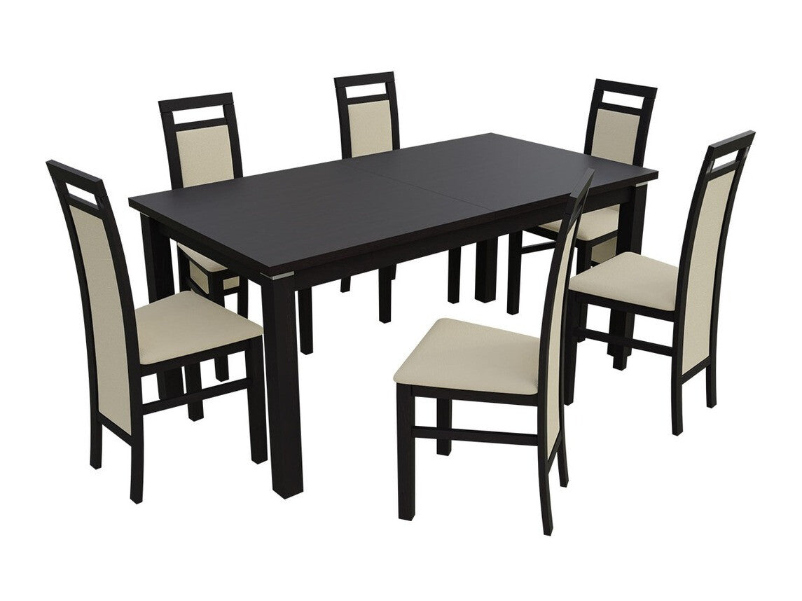 Szék K75 (JK75), Fa színe: Wenge, Kárpit: Puha 018