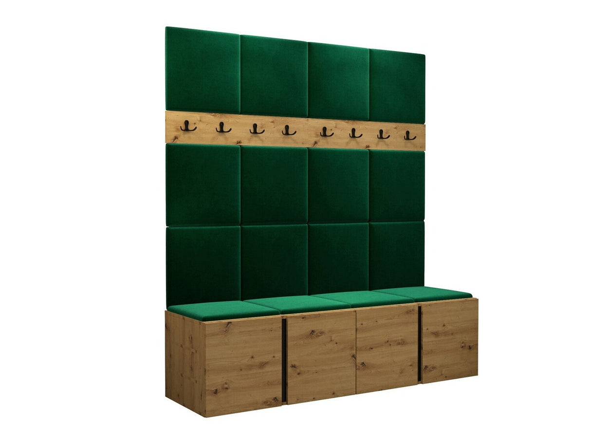 Előszoba garnitúra ORION V (Tavasz V), Keret színe: Artisan tölgy, Puha falpanel színe: Manila 35