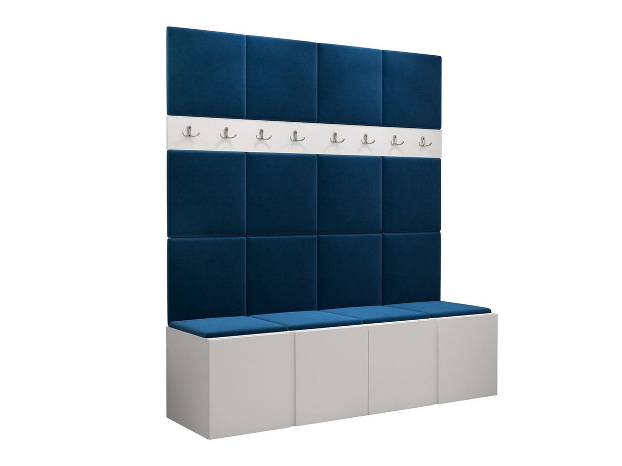 Előszoba garnitúra ORION V (Tavasz V), Keret színe: Fehér, Puha falpanel színe: Manila 26