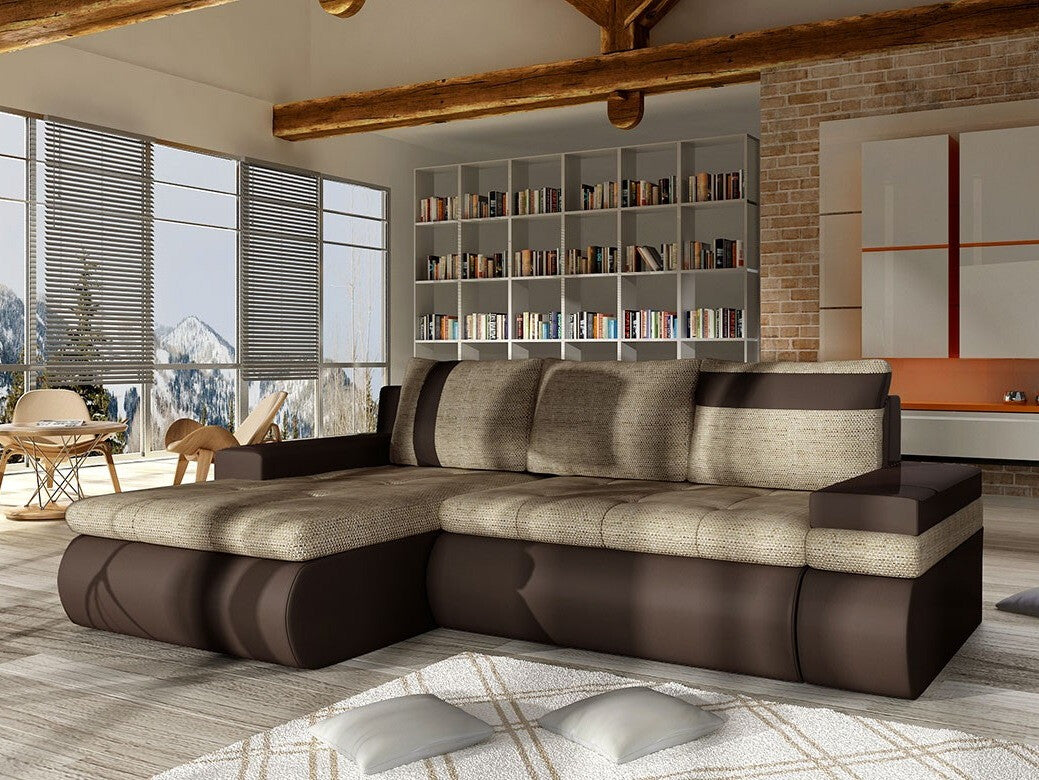 Sarokkanapé Oslo Mini (Sofia Mini), Változatok: Balos, Szín: Soft 066 + Lawa 02