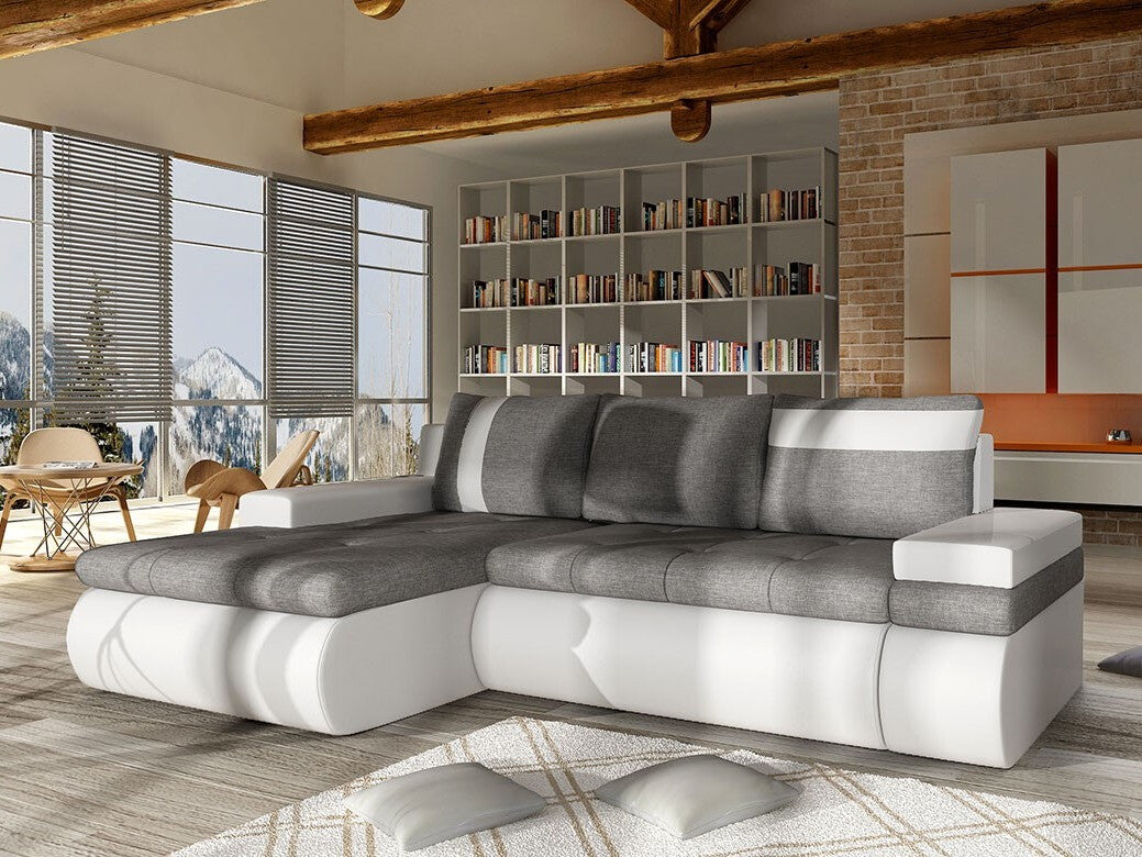 Sarokkanapé Oslo Mini (Sofia Mini), Változatok: Balos, Szín: Soft 017 + Lux 06