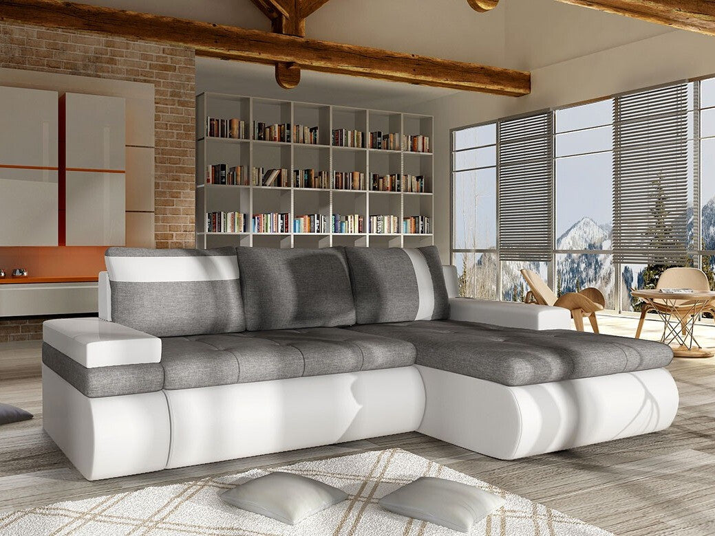 Sarokkanapé Oslo Mini (Sofia Mini), Változatok: Jobbos, Szín: Soft 017 + Lux 06