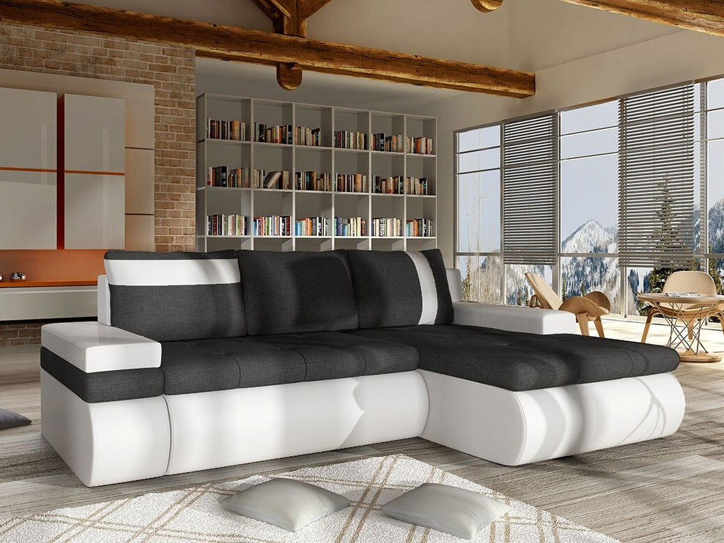 Sarokkanapé Oslo Mini (Sofia Mini), Változatok: Jobbos, Szín: Soft 017 + Lux 08