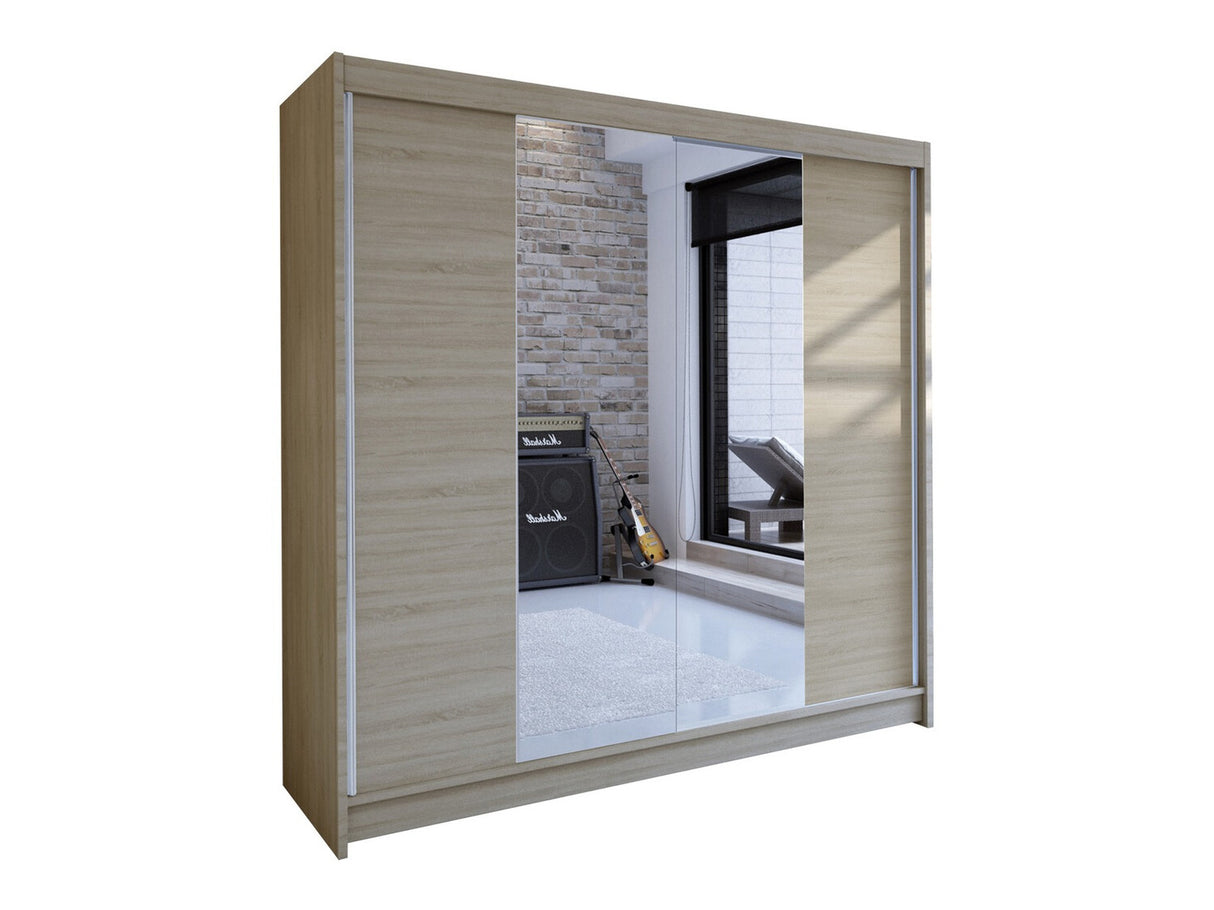 Gardróbszekrény Talin II (Bárasztalr II), Szín: Sonoma tölgy, Led világítás: Nem