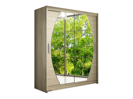 Gardróbszekrény Westa VIII (Presto), Szín: Sonoma tölgy, Led világítás: Nem