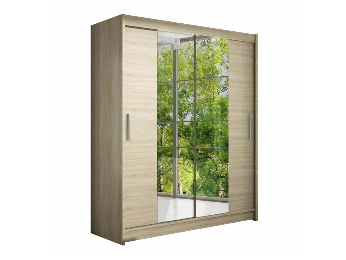 Gardróbszekrény Westa II (Presto II), Szín: Sonoma tölgy, Led világítás: Nem