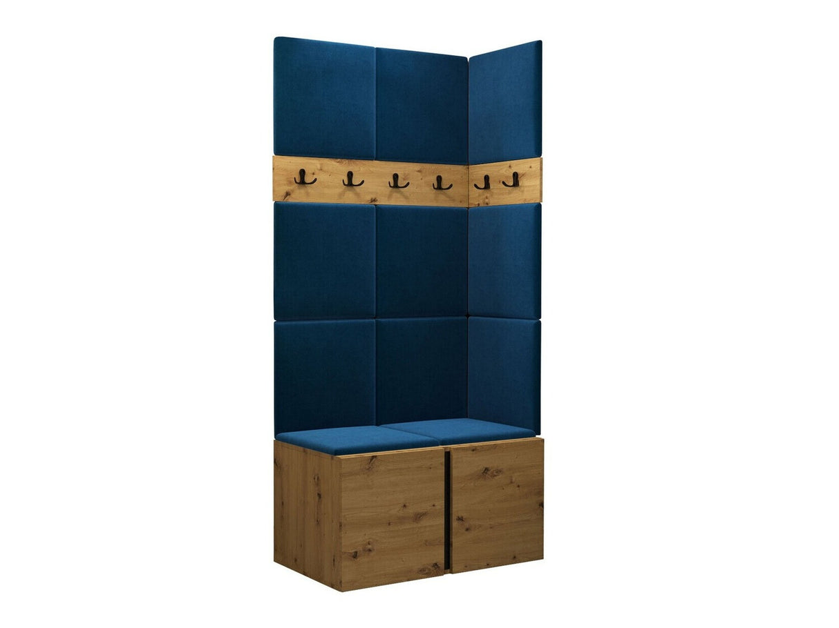 Előszoba garnitúra ORION I (Tavasz I), Keret színe: Artisan tölgy, Puha falpanel színe: Manila 26