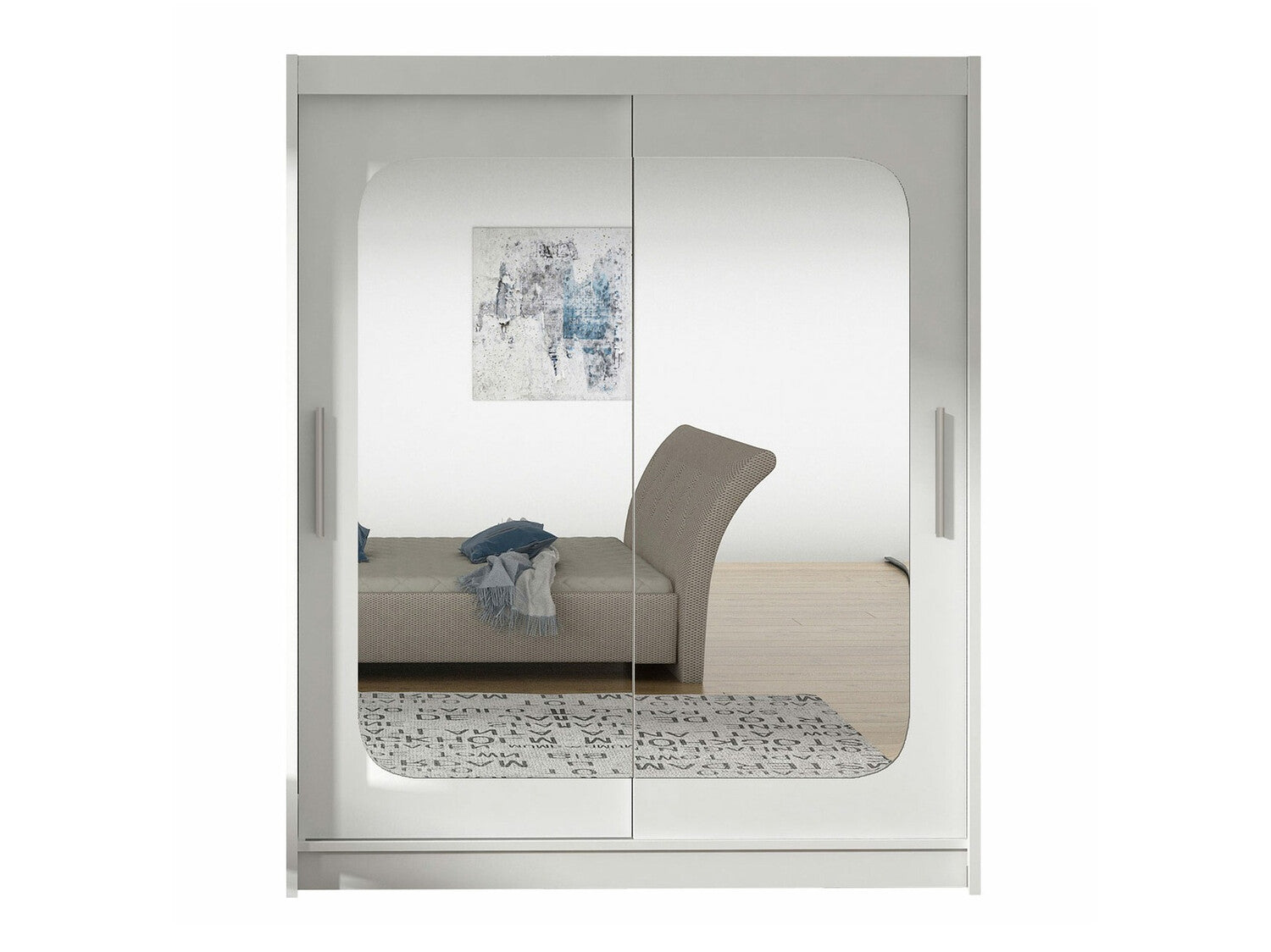 Gardróbszekrény Westa XII (Presto XII), Szín: Fehér, Led világítás: Nem