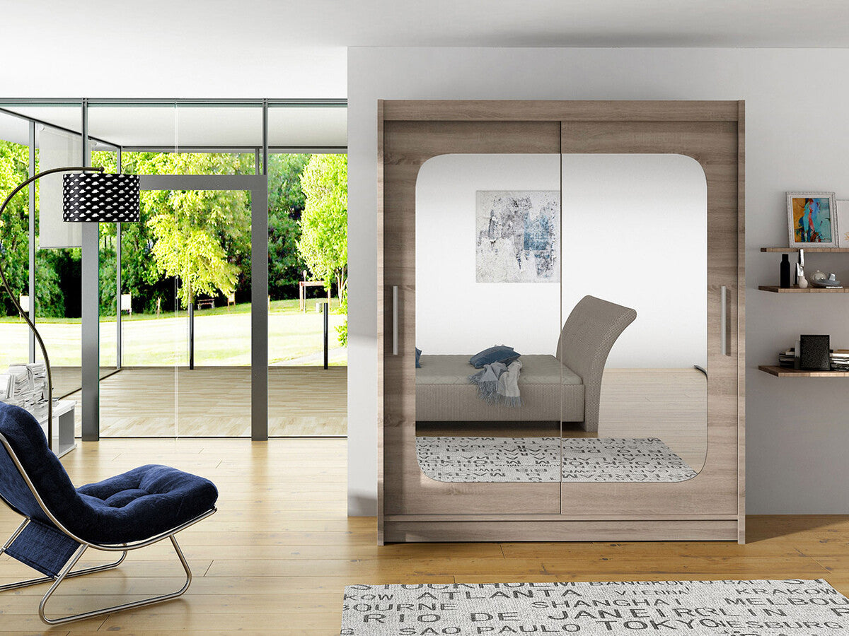 Gardróbszekrény Westa XII (Presto XII), Szín: Triufel tölgy, Led világítás: Nem