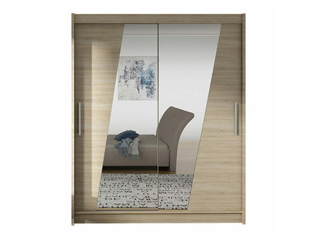 Gardróbszekrény Westa XIV (Presto XIV), Szín: Sonoma tölgy, Led világítás: Nem