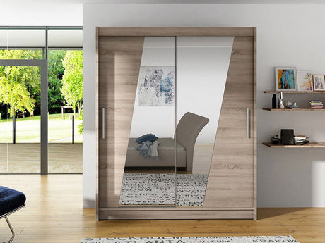 Gardróbszekrény Westa XIV (Presto XIV), Szín: Triufel tölgy, Led világítás: Nem