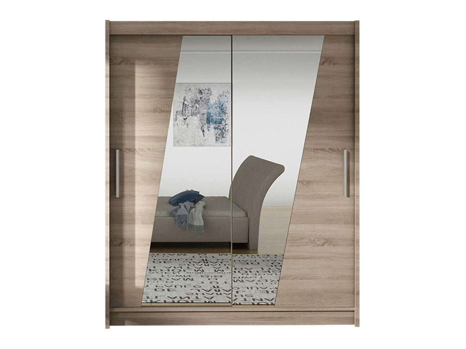 Gardróbszekrény Westa XIV (Presto XIV), Szín: Triufel tölgy, Led világítás: Nem