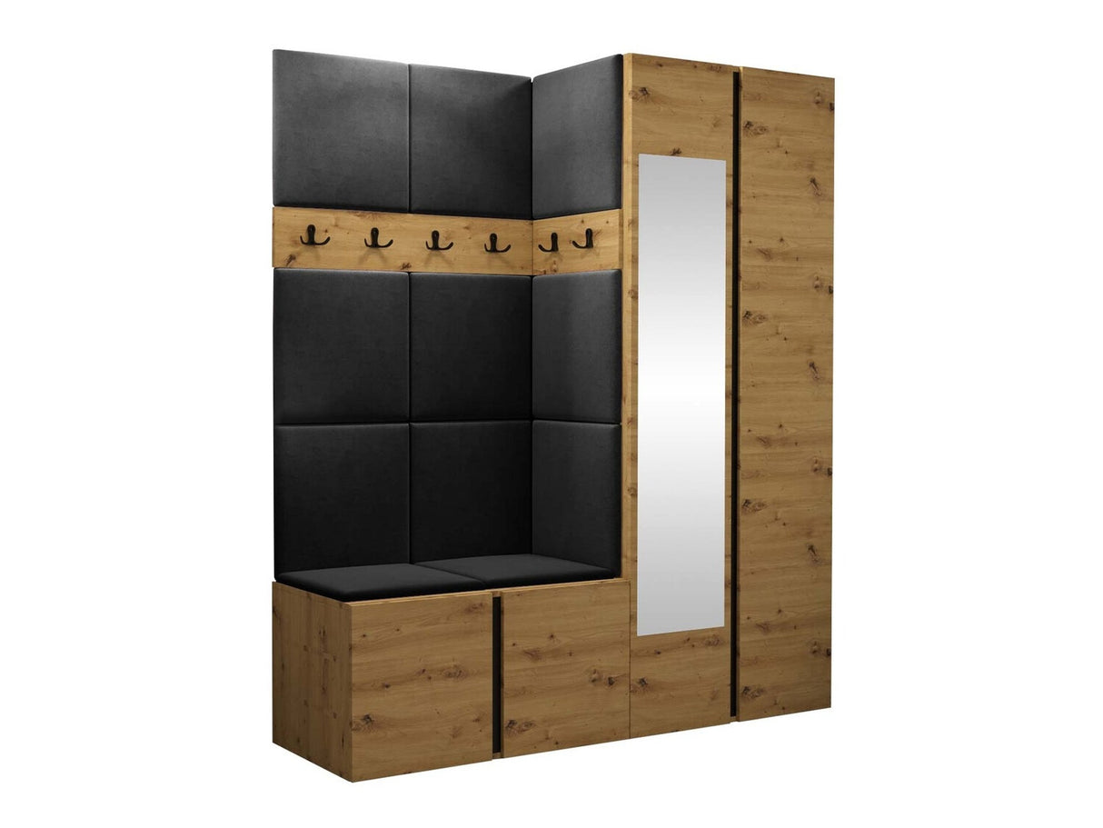 Előszoba garnitúra ORION XII (Tavasz XII), Keret színe: Artisan tölgy, Puha falpanel színe: Manila 18