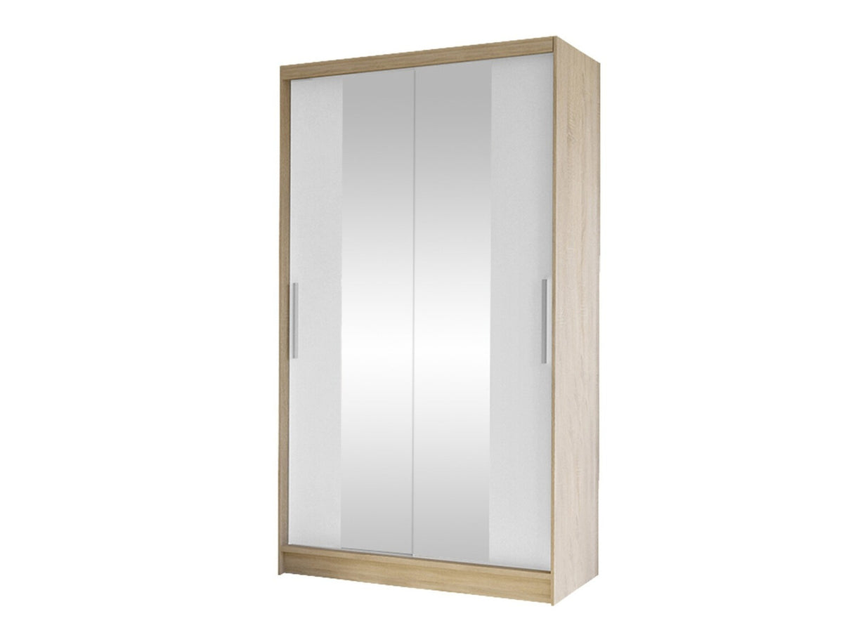 Gardróbszekrény Costa II (Kamabi II), Szín: Sonoma tölgy + Fehér