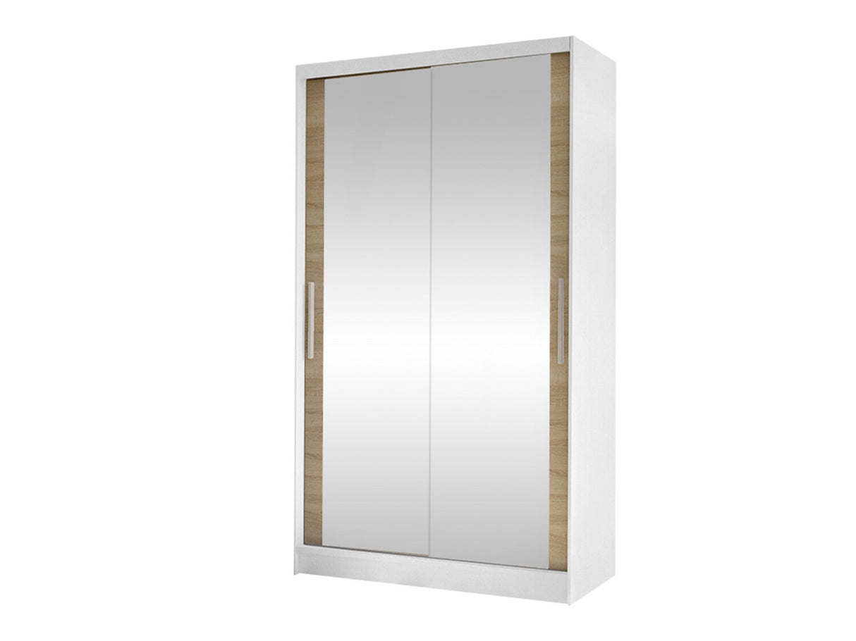 Gardróbszekrény Costa VII (Kamabi VII), Szín: Fehér + Sonoma tölgy