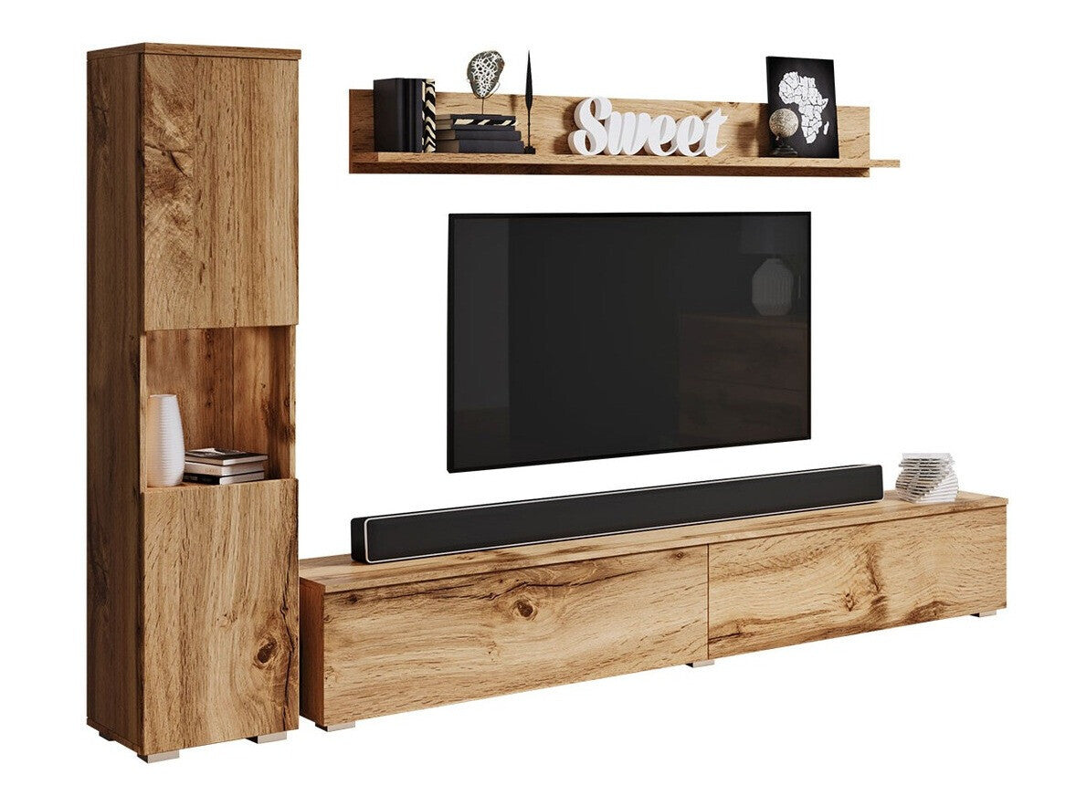 Nappali szett PARIS BR (Bamisio), Szín: Wotan tölgy, Led világítás: Nem