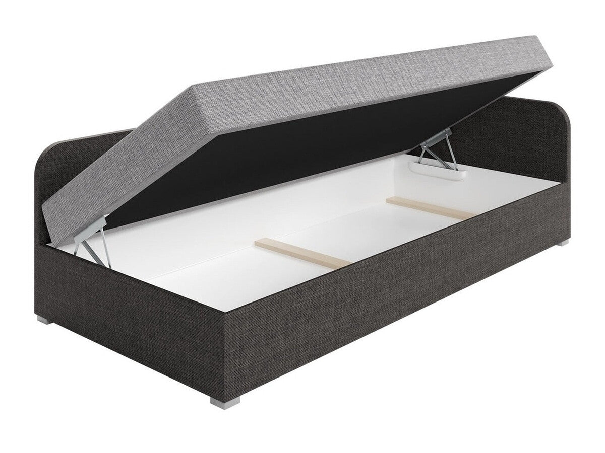 Ágy UNO (Draban), Szín: Lux 23 + Lux 14, Ágyneműtartó: Jobbra