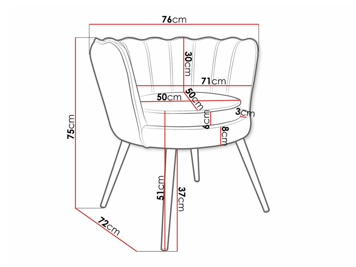 Fotel Alutera (Aloysi), Szín: Zöld + Aranysárga
