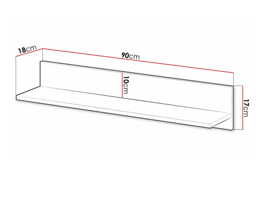 Polc 90 INDEX 13 (Tikrote)