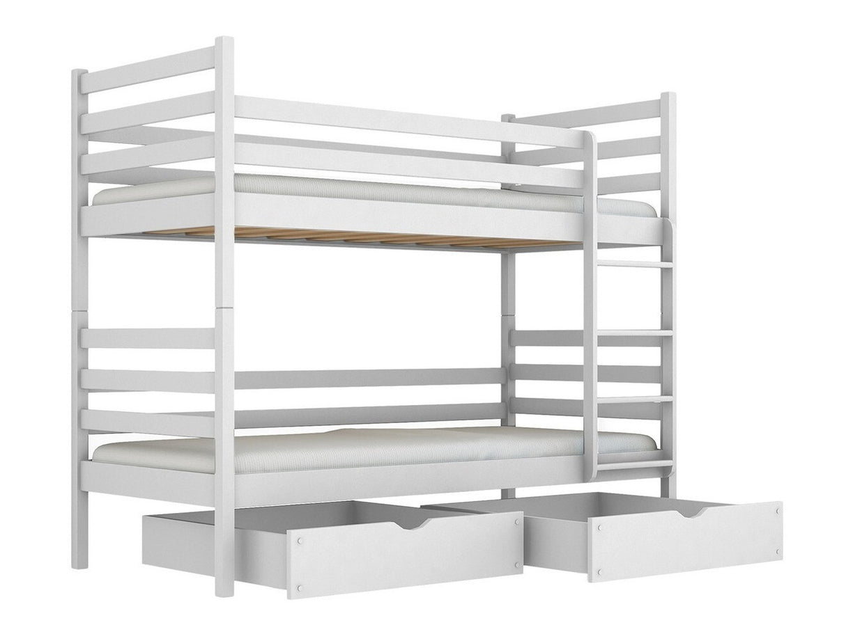 Emeletes ágy Nemo (Aero), Szín: Fehér, Alvó felület mérete: 80 x 180 cm