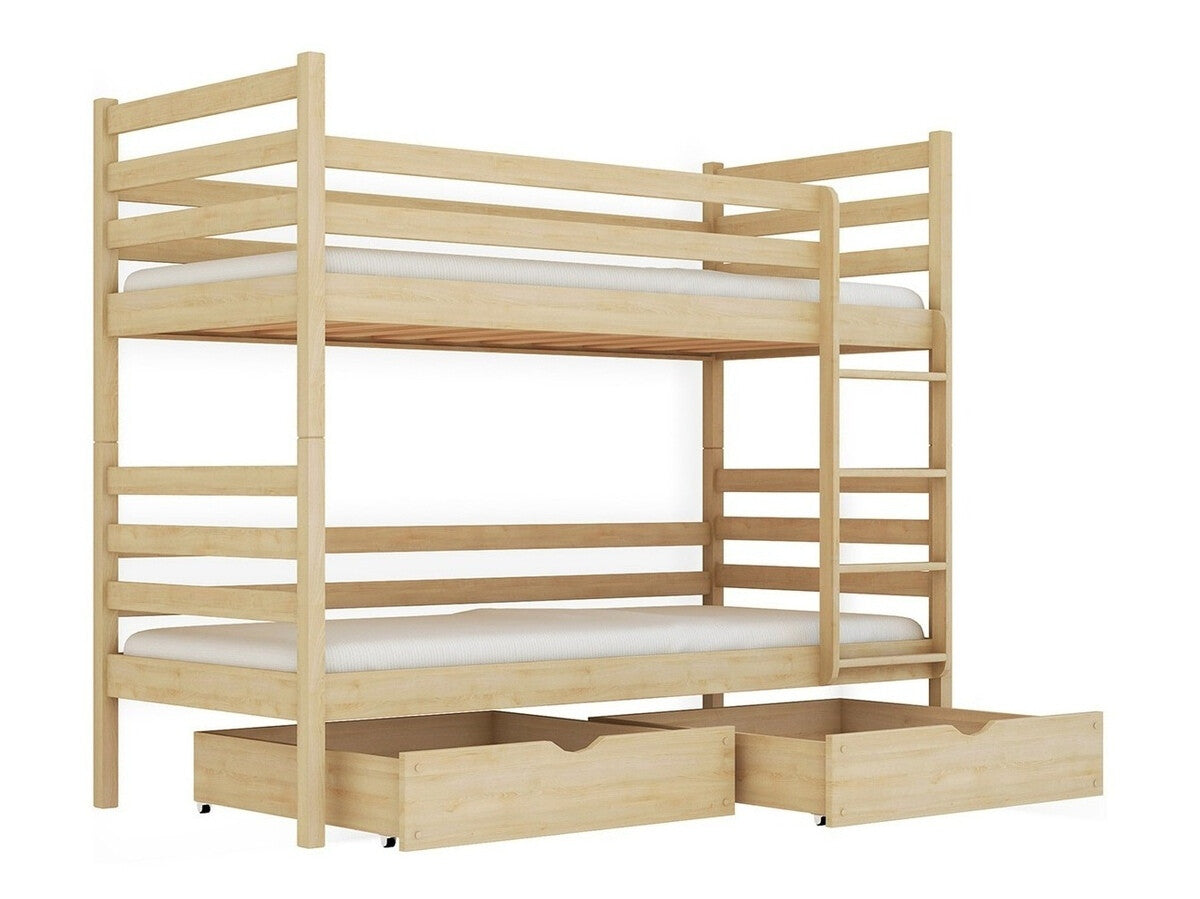 Emeletes ágy Nemo (Aero), Szín: Fenyő, Alvó felület mérete: 90 x 200 cm