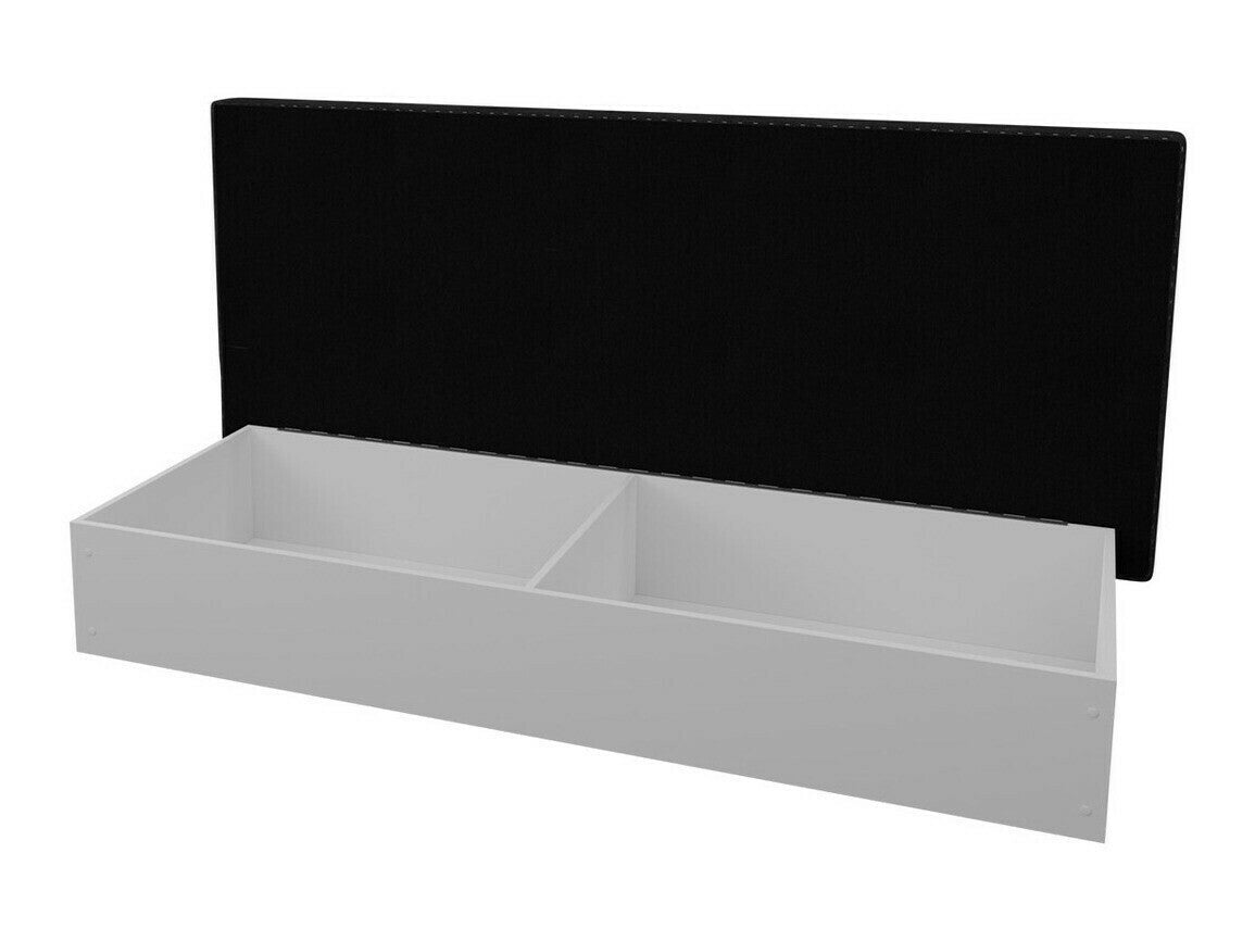 Ágy Berta (Nikroguta), Keret színe: Sonoma tölgy, Kárpit színe: Suedine 24, Ágyneműtartó: Igen