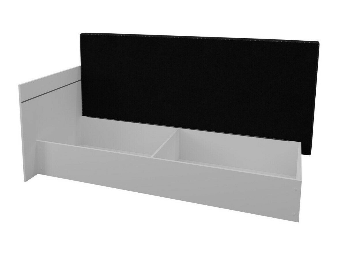 Ágy Berta Bis (Nikroguta Bis), Keret színe: Fehér, Kárpit színe: Suedine 29, Ágyneműtartó: Igen