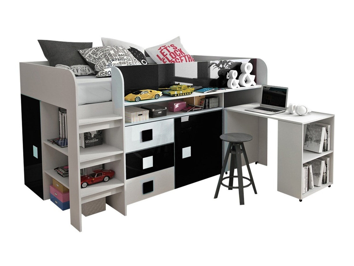 Ágy Toledo 1 (Tomson 1), Változatok: Fehér + Fényes fekete + Fényes fehér