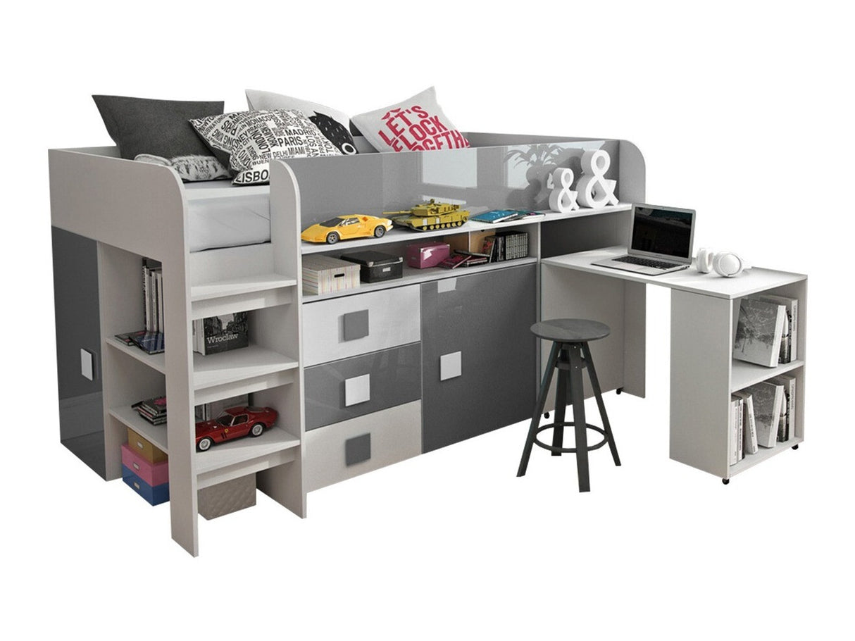 Ágy Toledo 1 (Tomson 1), Változatok: Fehér + Fényes szürke + Fényes fehér