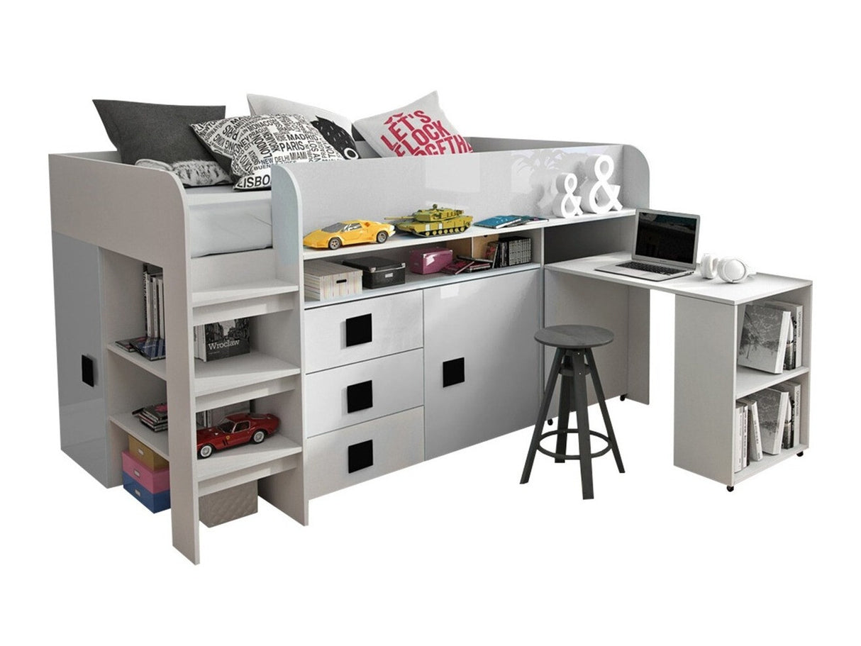 Ágy Toledo 1 (Tomson 1), Változatok: Fehér + Fényes fehér + Fényes fekete