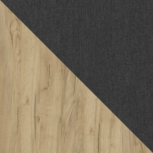 Kontinentális ágy EUPHORIA (Bogonita), Alvó felület mérete: 140 x 200 cm, Szín: Arany tölgy + Soro 97