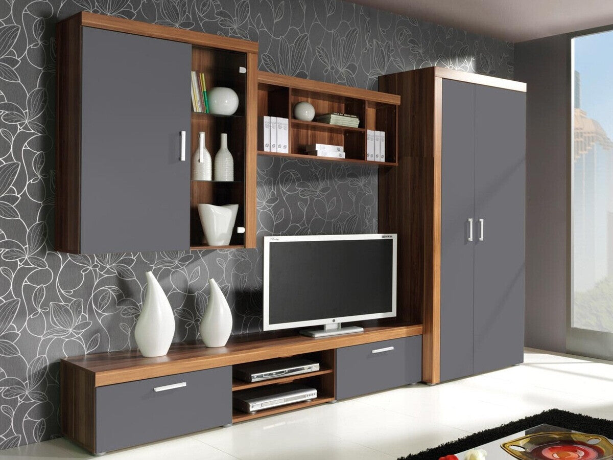 Nappali szett Samba I (Brode I), Szín: Szilva + Grafit