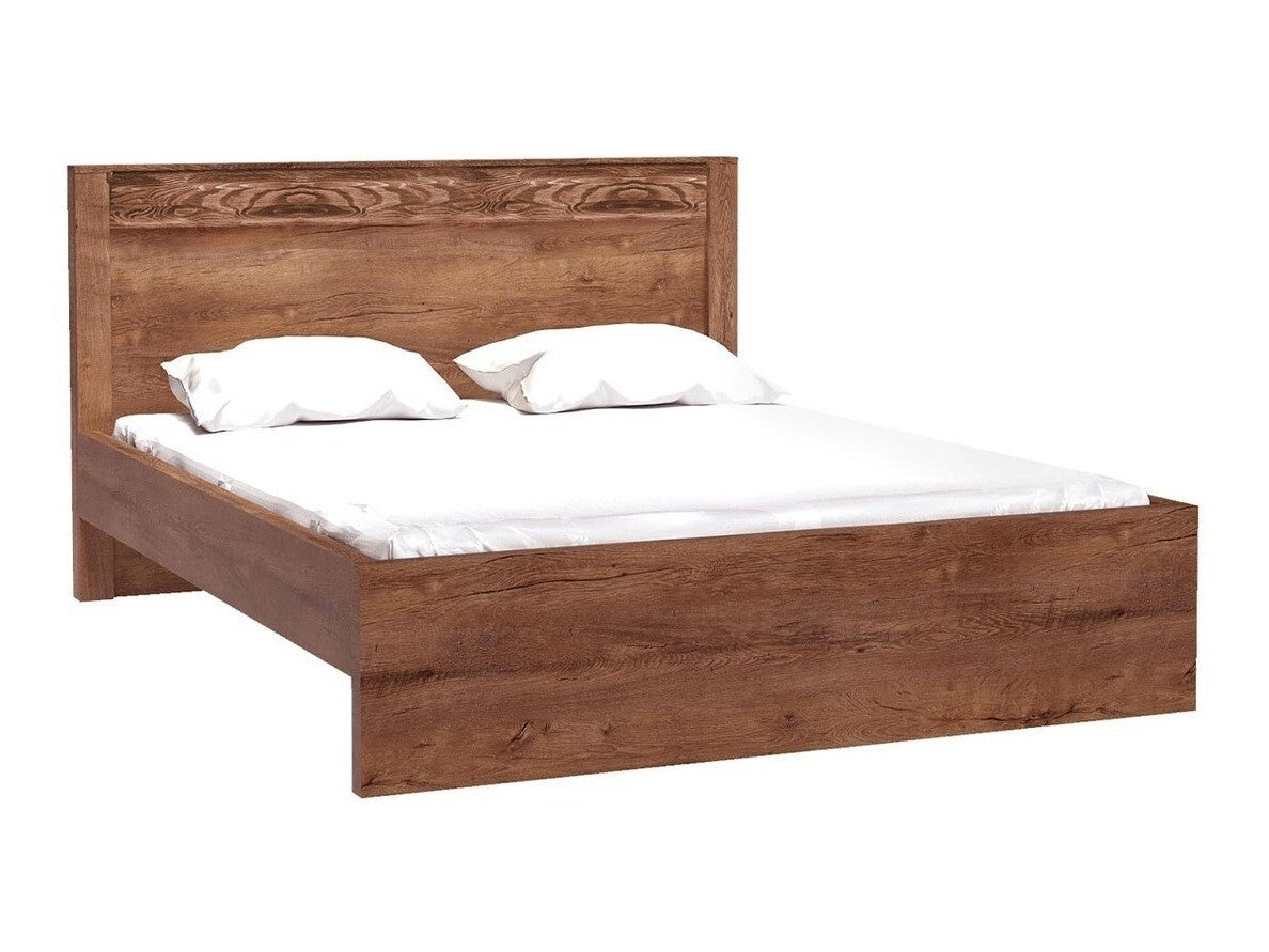 Ágy Indianapolis (Nadia N19), Szín: Kőrisfa, Led világítás: Nem, Ágyneműtartó: Nem