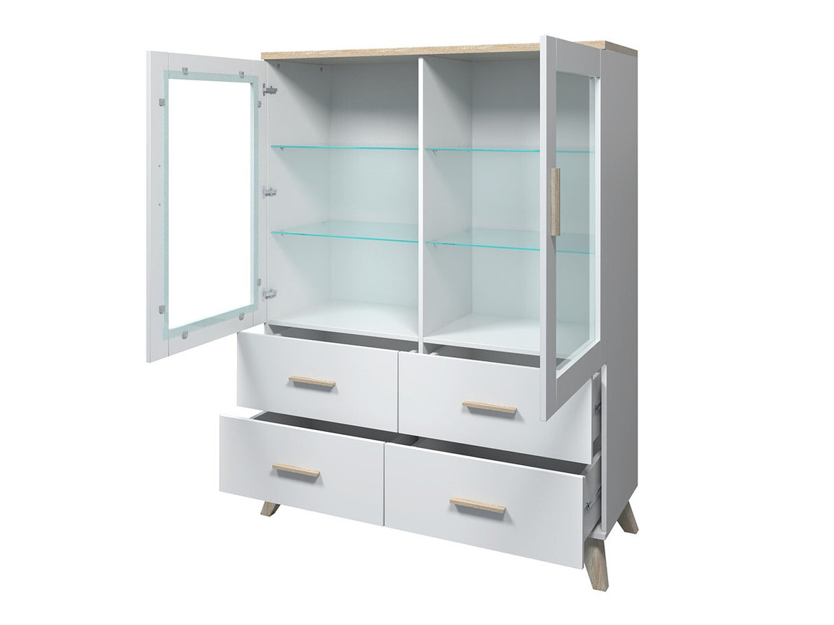 Nappali szett LOTTA II II (Sanna II), Szín: Wotan tölgy + Fekete