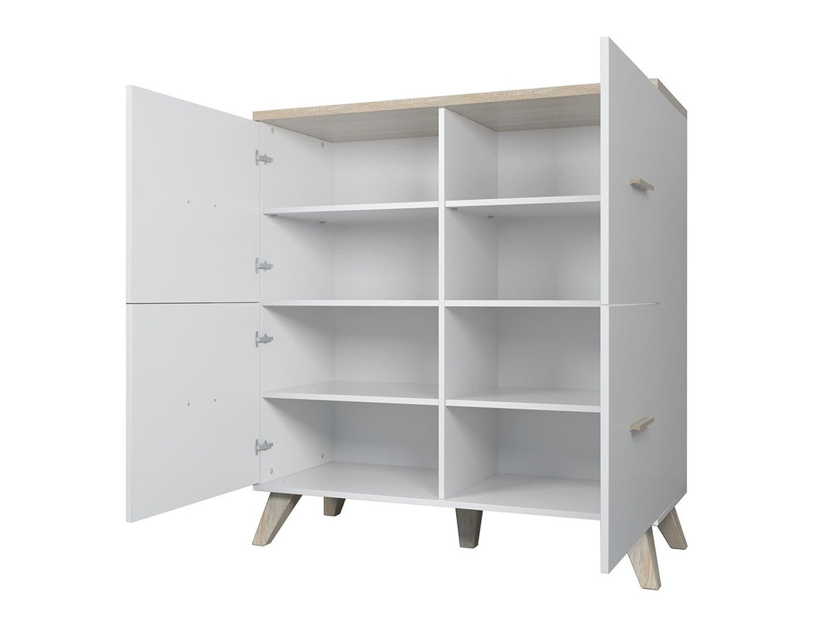 Nappali szett LOTTA II II (Sanna II), Szín: Wotan tölgy + Fekete