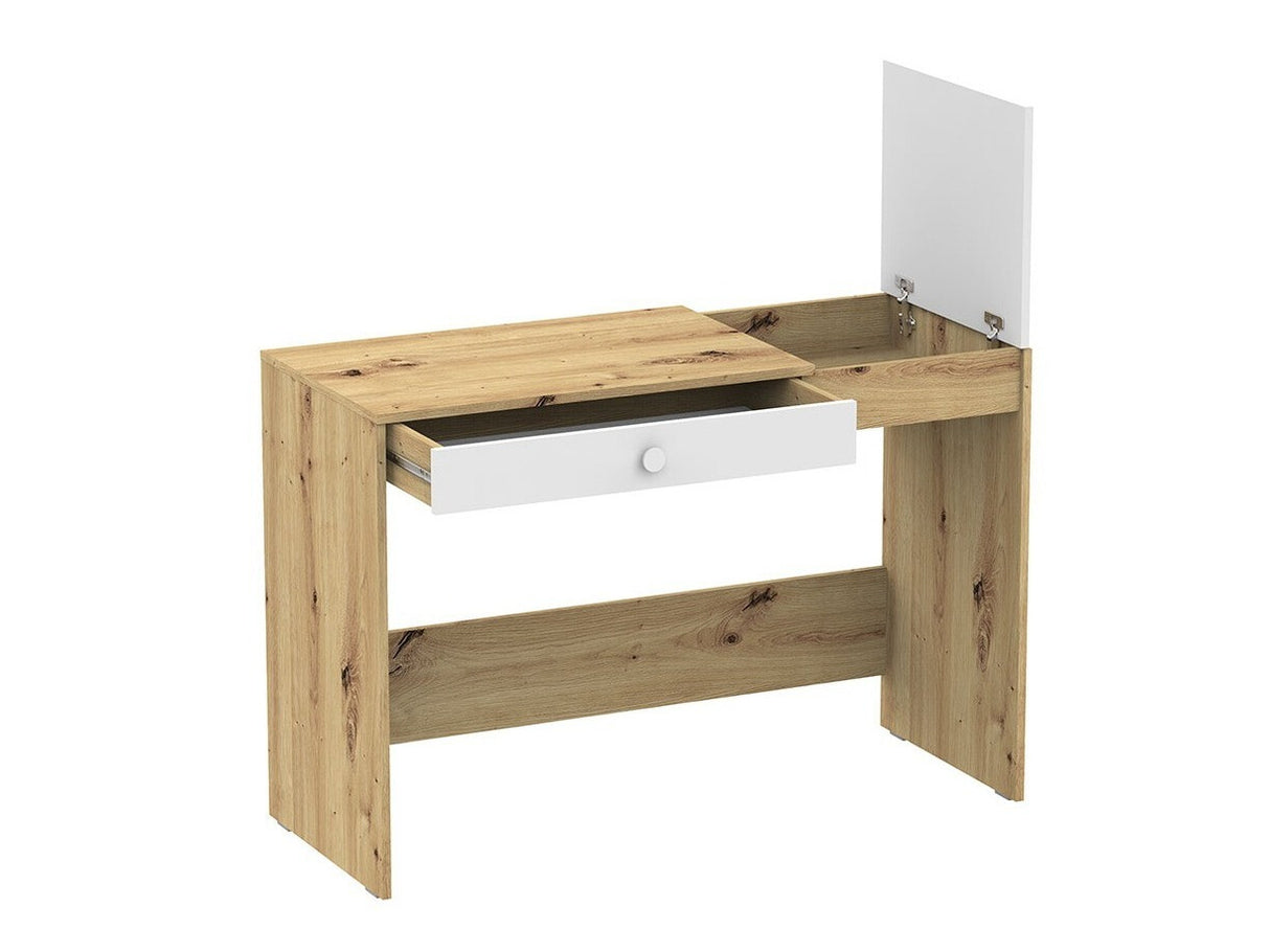 Íróasztal Nero 10 (Wurak), Szín: Artisan tölgy + Fehér