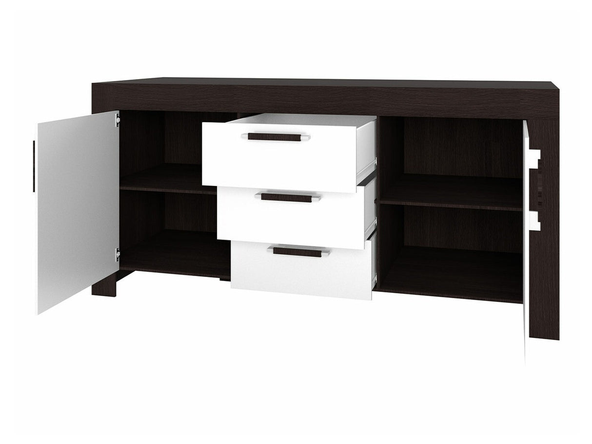 Nappali szett Cezar II (Car II), Szín: Sonoma tölgy, Led világítás: Nem