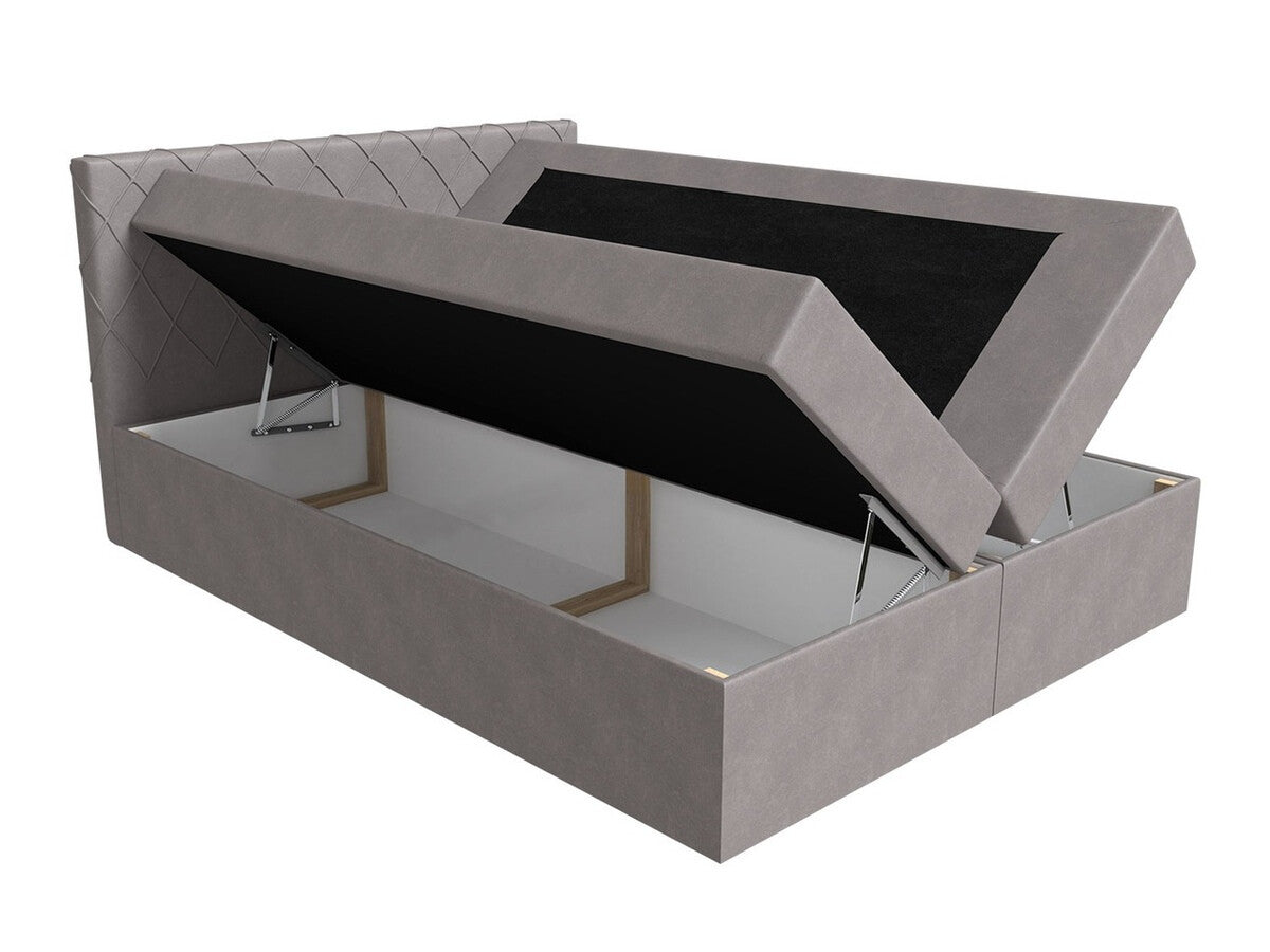 Kontinentális ágy Paros (Narcyz), Szín: Velluto 16, Alvó felület mérete: 120 x 200 cm