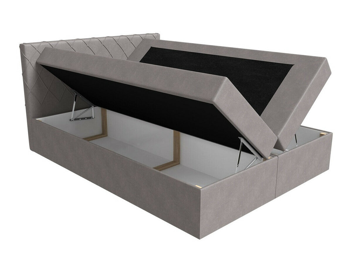 Kontinentális ágy Paros (Narcyz), Szín: Velluto 16, Alvó felület mérete: 140 x 200 cm