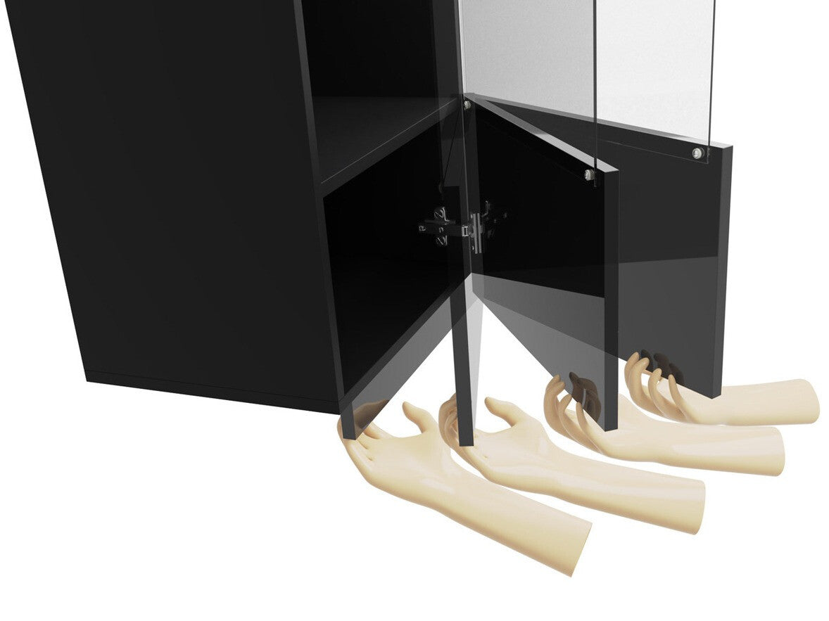 Nappali szett Calabrini (Bralani V, Led világítás: Igen fehér, Szín: Fehér + Fényes fehér