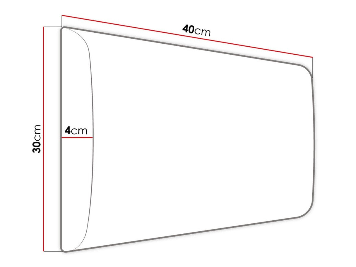 Kontinentális ágy LUX-BAZA 40x30 (Estelle-Baza) II 120 x 200 cm, Szín: Manila 35