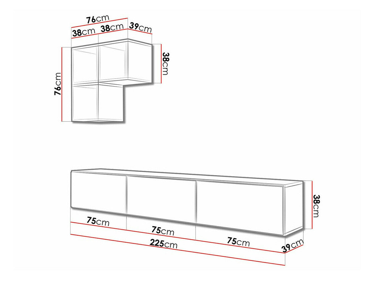 Nappali szett Roco (Nessor VI), Szín: Fehér