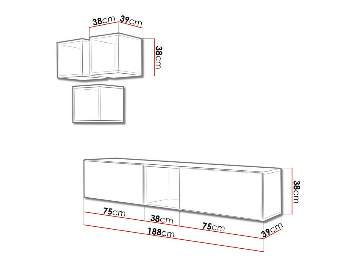 Nappali szett Roco (Nessor VIII), Szín: Fehér
