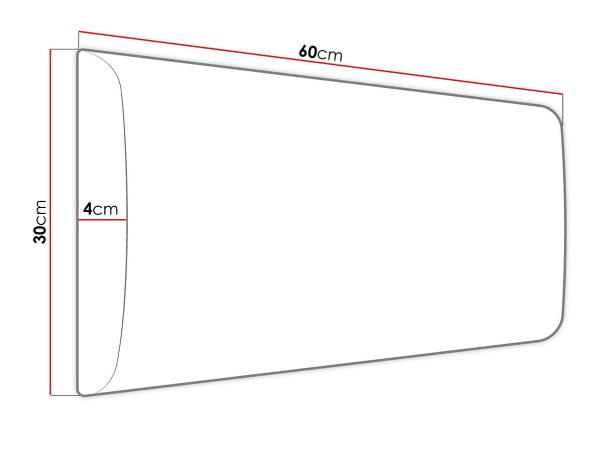 Kontinentális ágy LUX-BAZA 60x30 (Estelle-Baza) III, Szín: Öko bőr Soft 011, Alvó felület mérete: 180 x 200 cm