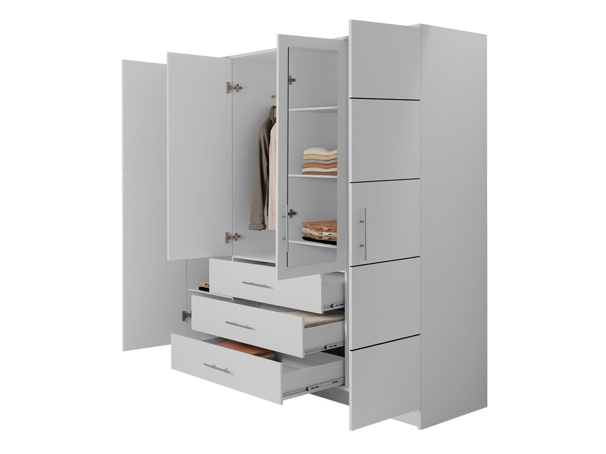 Gardróbszekrény BALI D4 + Szekrény, Szín: Sonoma tölgy