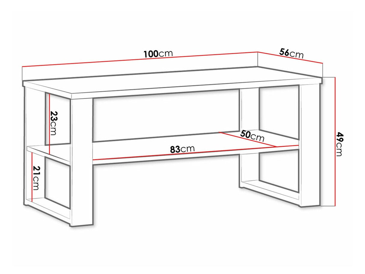 Dohányzóasztal LAMELO LA9
