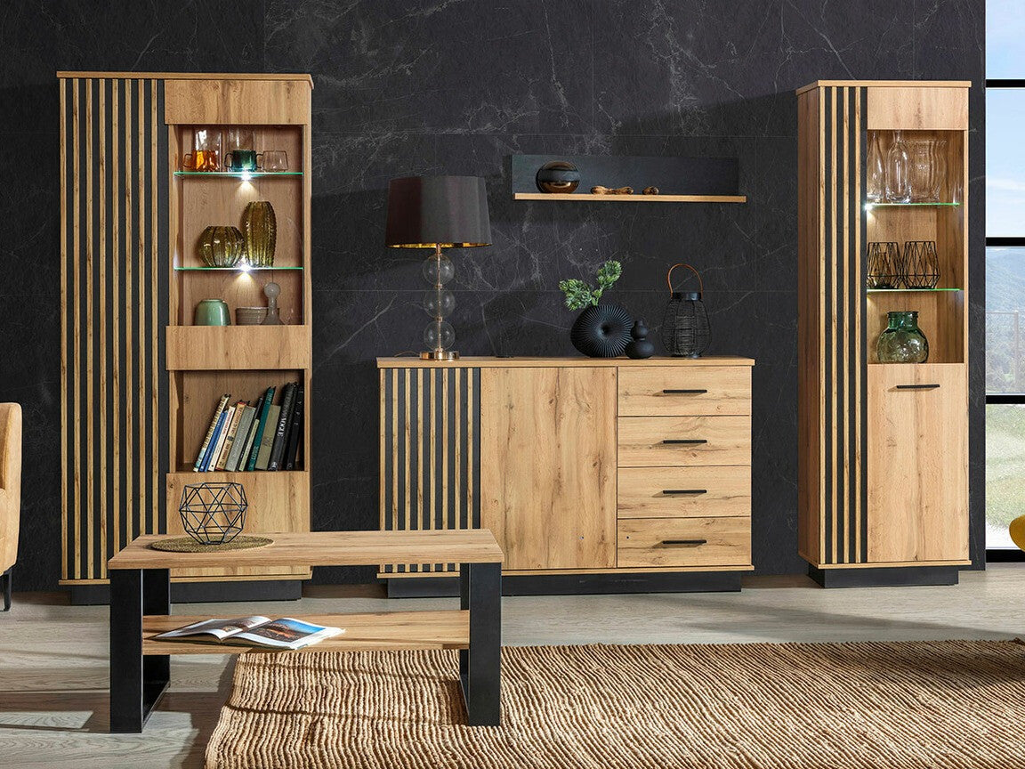 Könyvespolc LAMELO LA2, Led világítás: Igen