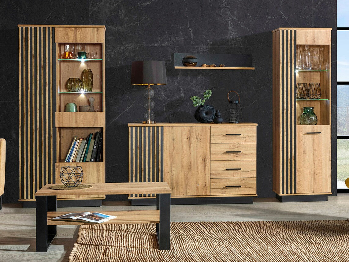 Könyvespolc LAMELO LA3, Led világítás: Igen